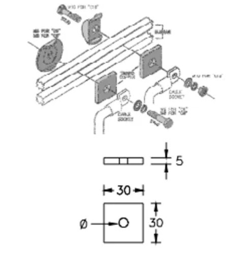 ME005  Connection Clamps 巴夾