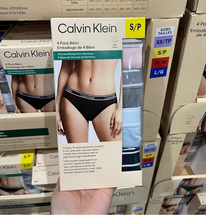 WSBB3319 Calvin Klein 女裝內褲4件裝 (款式隨機)（現貨）