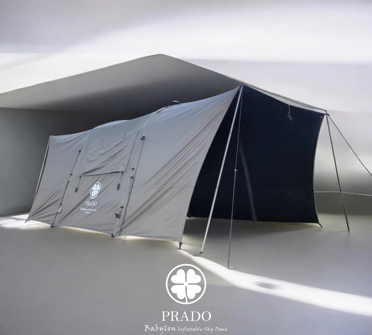 PRADO 巴比倫充氣天幕帳 台灣專利設計