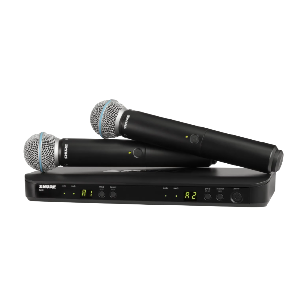 Shure Shure / BLX 系列 無線手握傳輸系統 (BLX24/BLX288/BLX24R)(SM58/BETA58等多種音頭可選配) 第 2 張圖片｜三峽麥克風