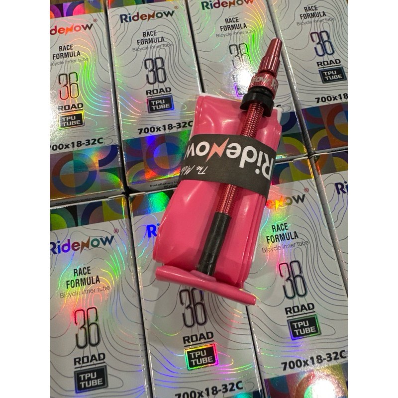 RIDENOW TPU 新版金屬氣嘴 輕量化內胎 公路車內胎 24G輕量版 36G標準版