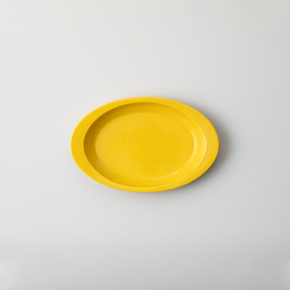 Oval Plate 橢圓盤(W27.5 × D18 × H3.5cm 容量：350cc)