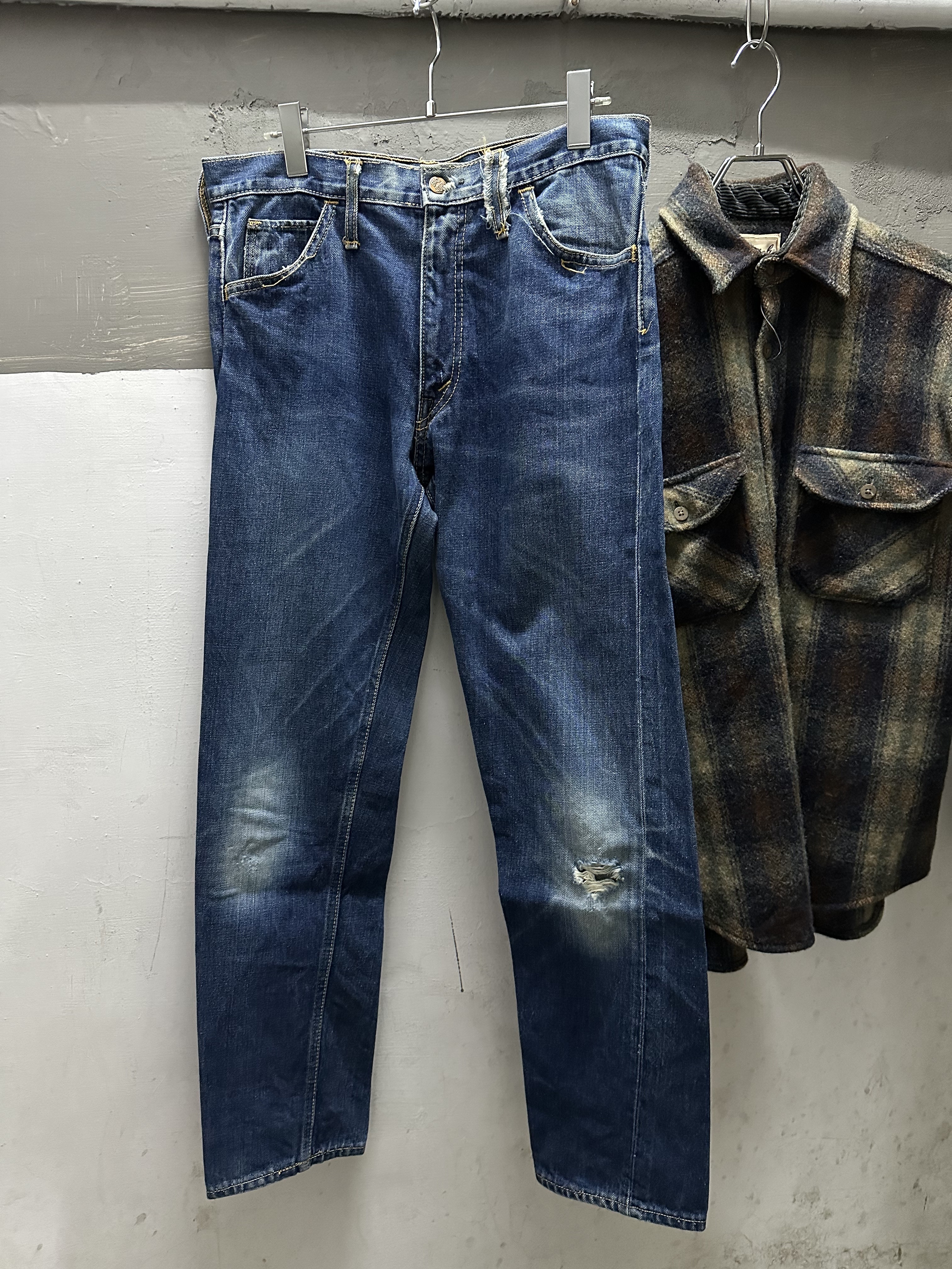 70s BIG JOHN 606TYPE Slim Denim Jeans