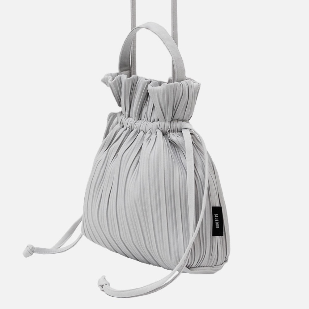 BLUEORB  |Two way Ribbon Tote  | 手提包 側背包 Metal Grey金屬灰