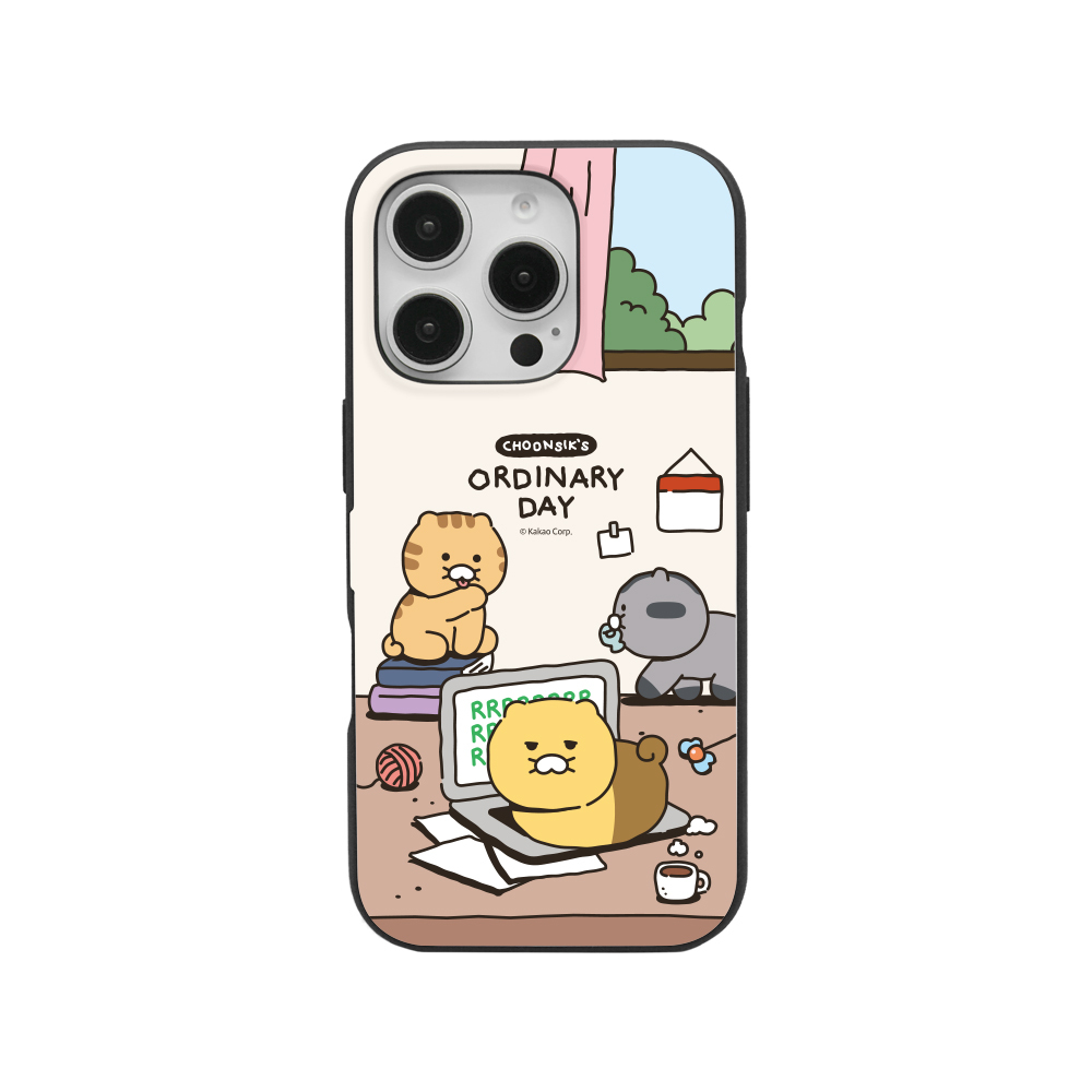 Kakao Friends - Door Card Case - 春植系列插卡槽雙層防撞手機保護殼 16 S25 S2
