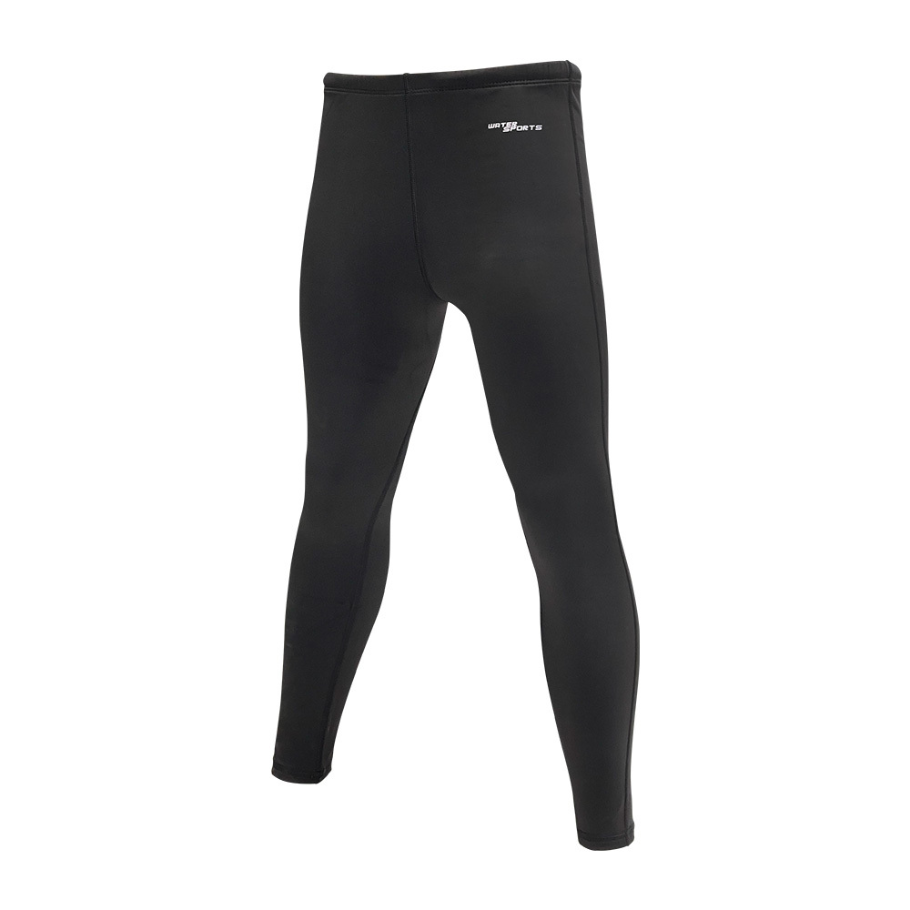 0.8mm 兒童短纖抓毛游泳保暖褲子 - 黑