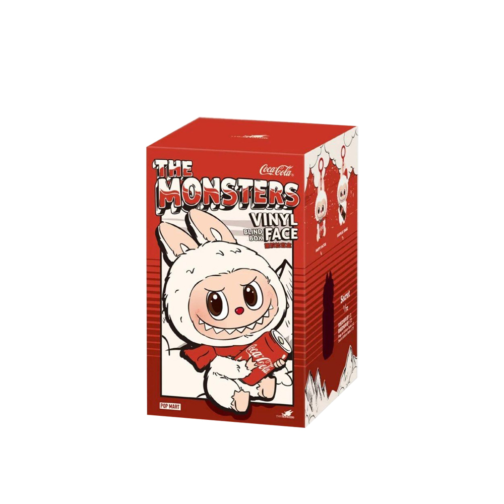 Pop Mart Labubu The Monsters 可口可樂 搪膠臉 毛絨 盲盒 單盒 公仔