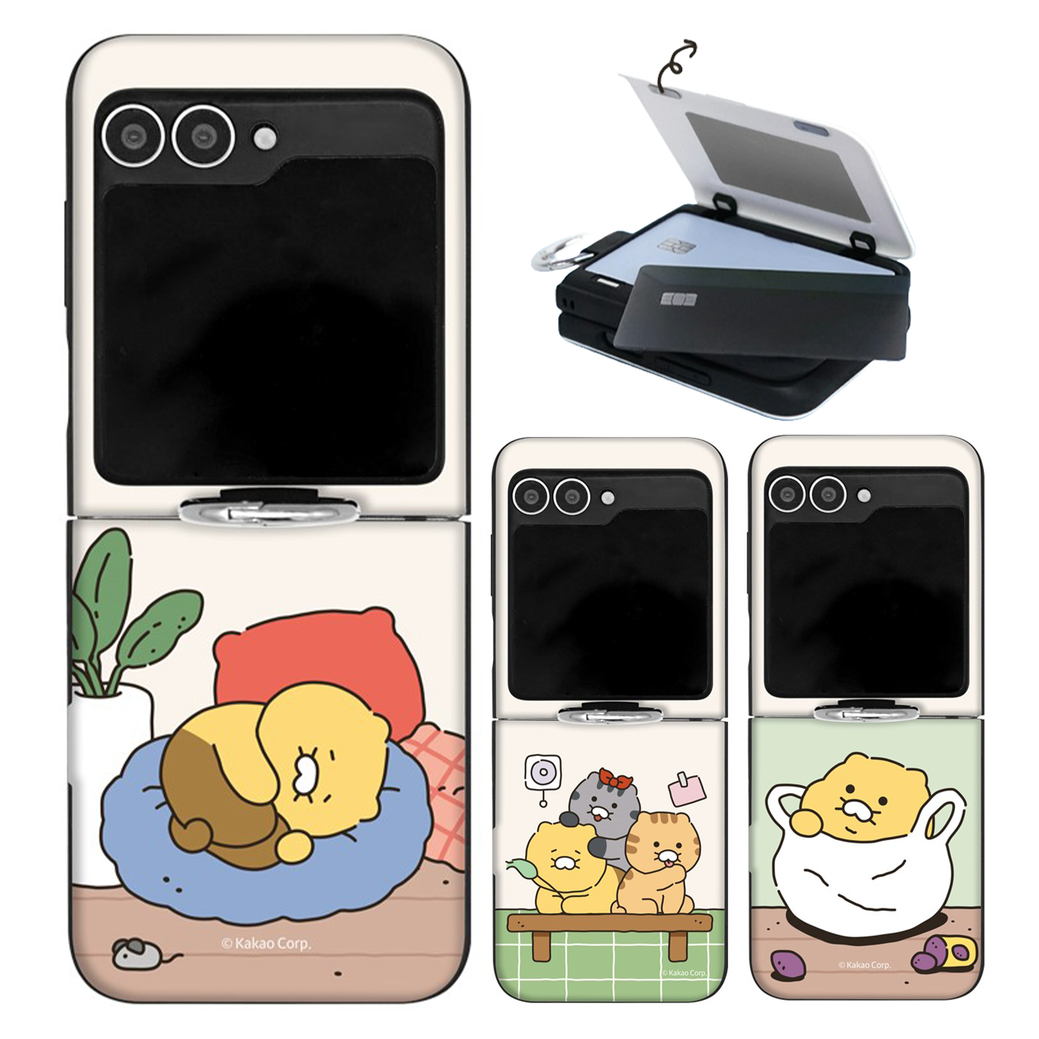 Kakao Friends - Door Card Case - 翻蓋卡槽手機保護殼 Samsung Flip S2