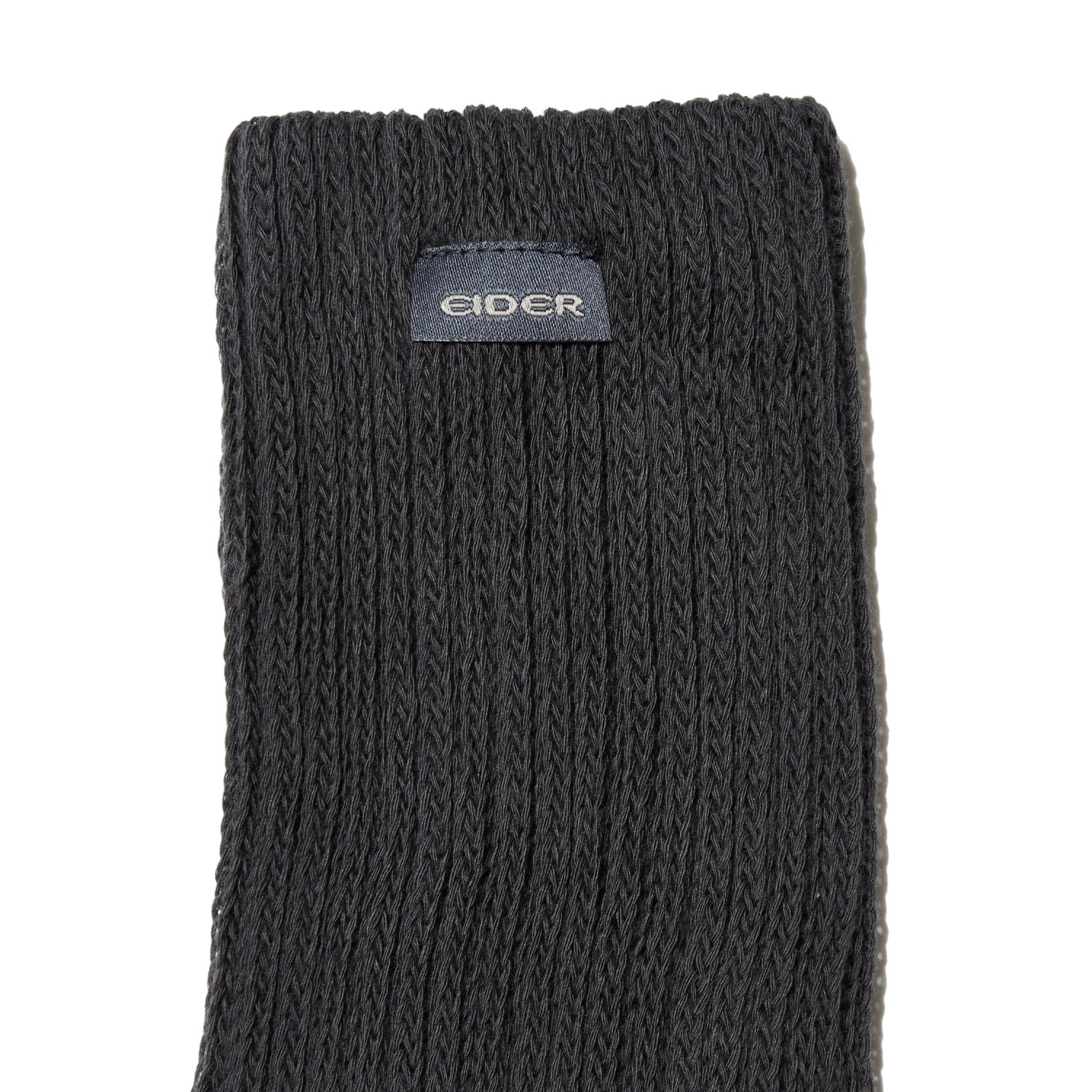 【EIDER】吸濕快乾保暖中筒襪/24EDUU24S04-[木炭灰、奶油白]
