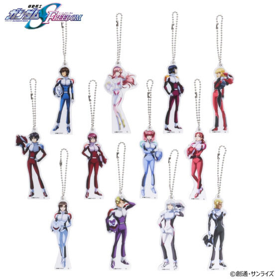 223163 Pbandai 預訂 2025/3月 機動戦士ガンダムSEED FREEDOM マグネットキーホルダー キャラクター パイロットスーツver.（全12種）
