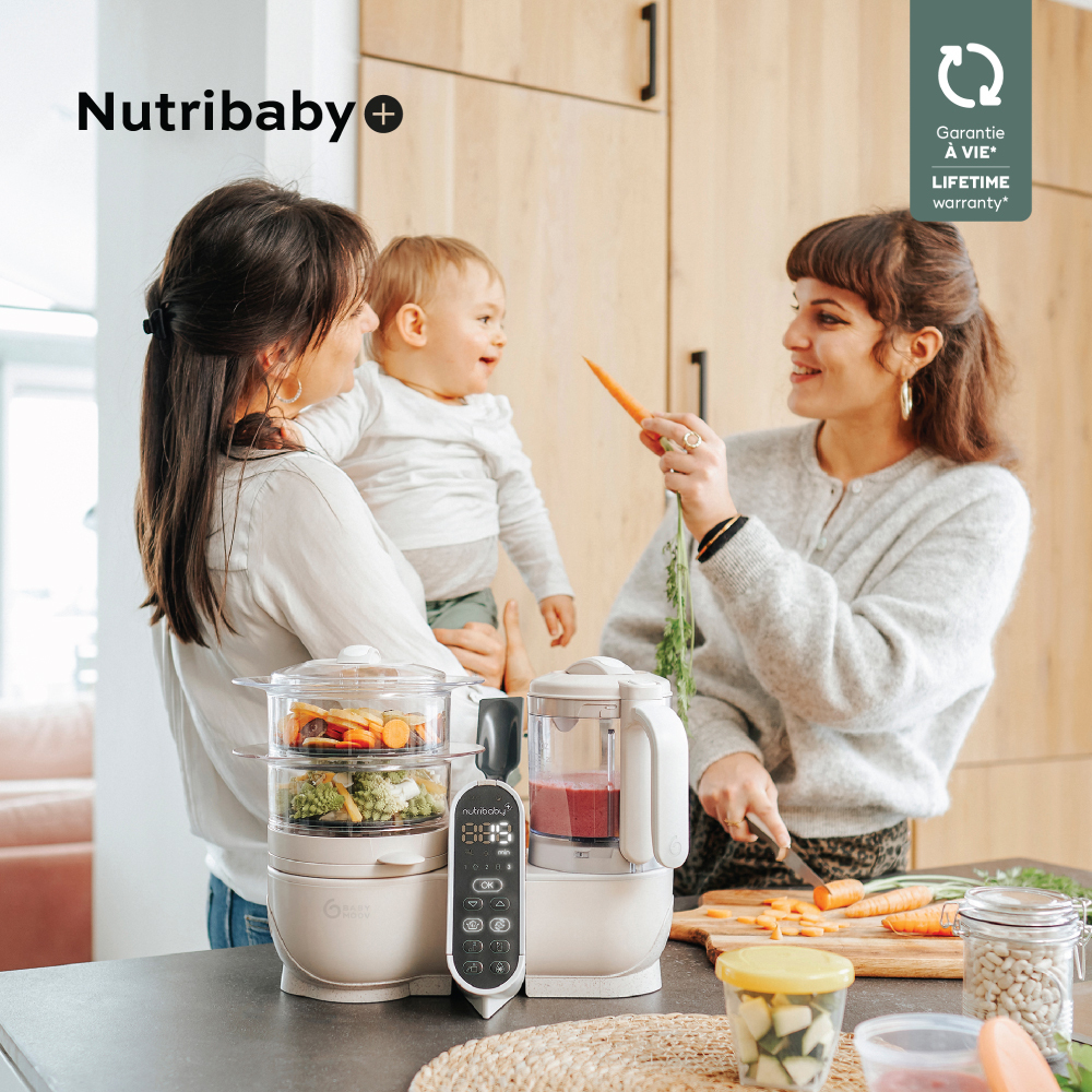 Babymoov Nutribaby(+) 6合1 蒸煮食物攪拌調理機 - 粉嫩米