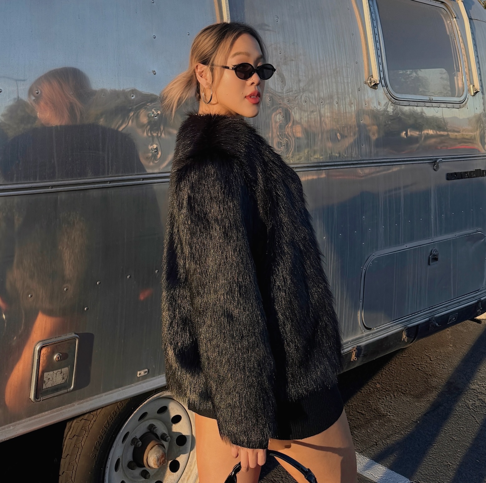 高質感大衣🇺🇸毛毛皮草外套