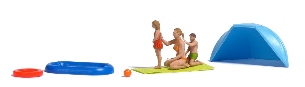 Busch 79821 HO規 塗抹防曬乳+配件組