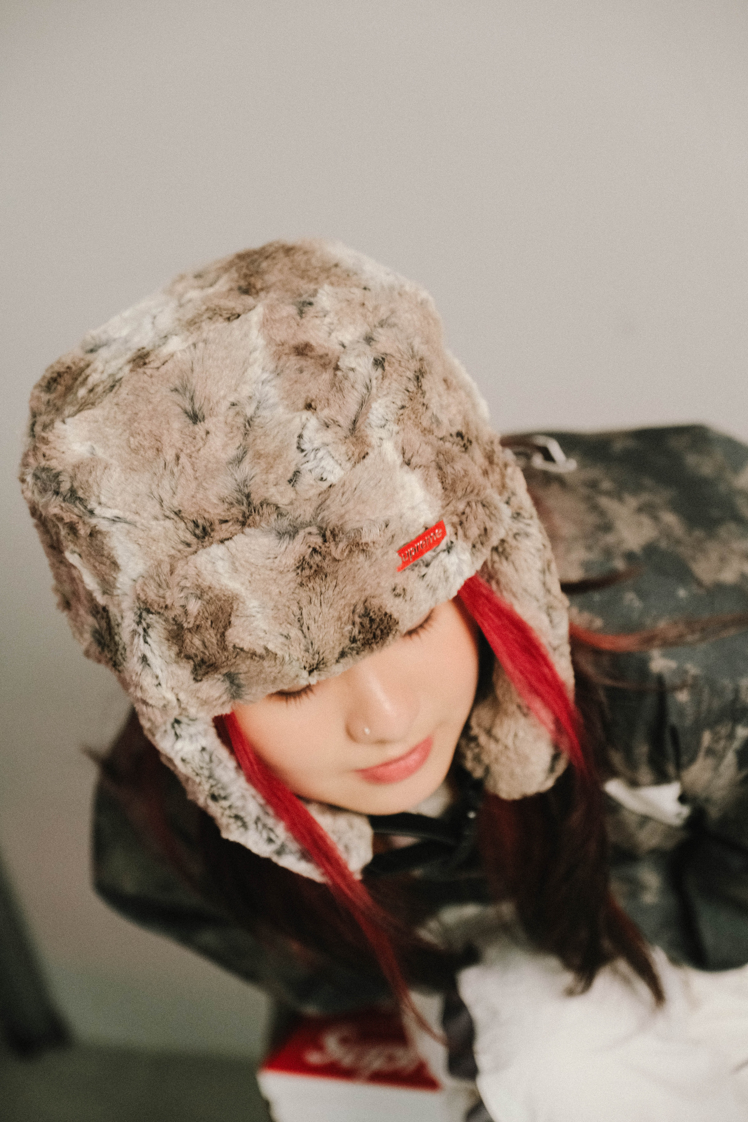 24FW Supreme Ushanka Hat Black M/L Supreme 24FW Ushanka Hat 絨毛