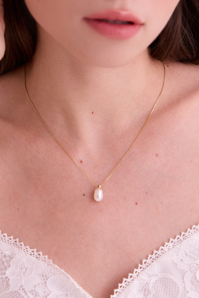 氣質單吊珍珠項鍊