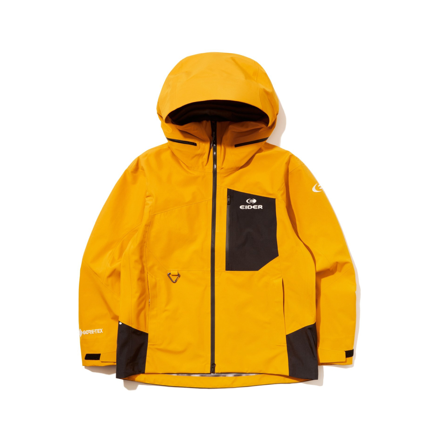 【EIDER】男HERITAGE 3L GTX防水外套/24EDMU24731-[銘黃、經典黑]