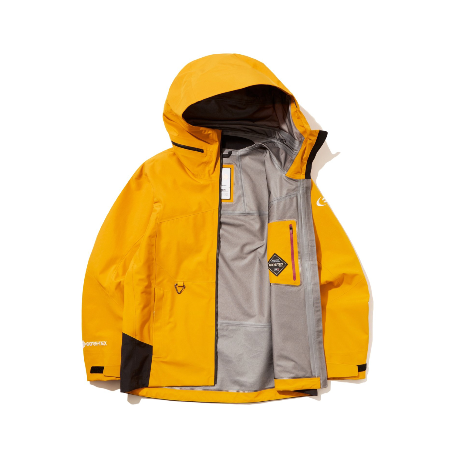 【EIDER】男HERITAGE 3L GTX防水外套/24EDMU24731-[銘黃、經典黑]
