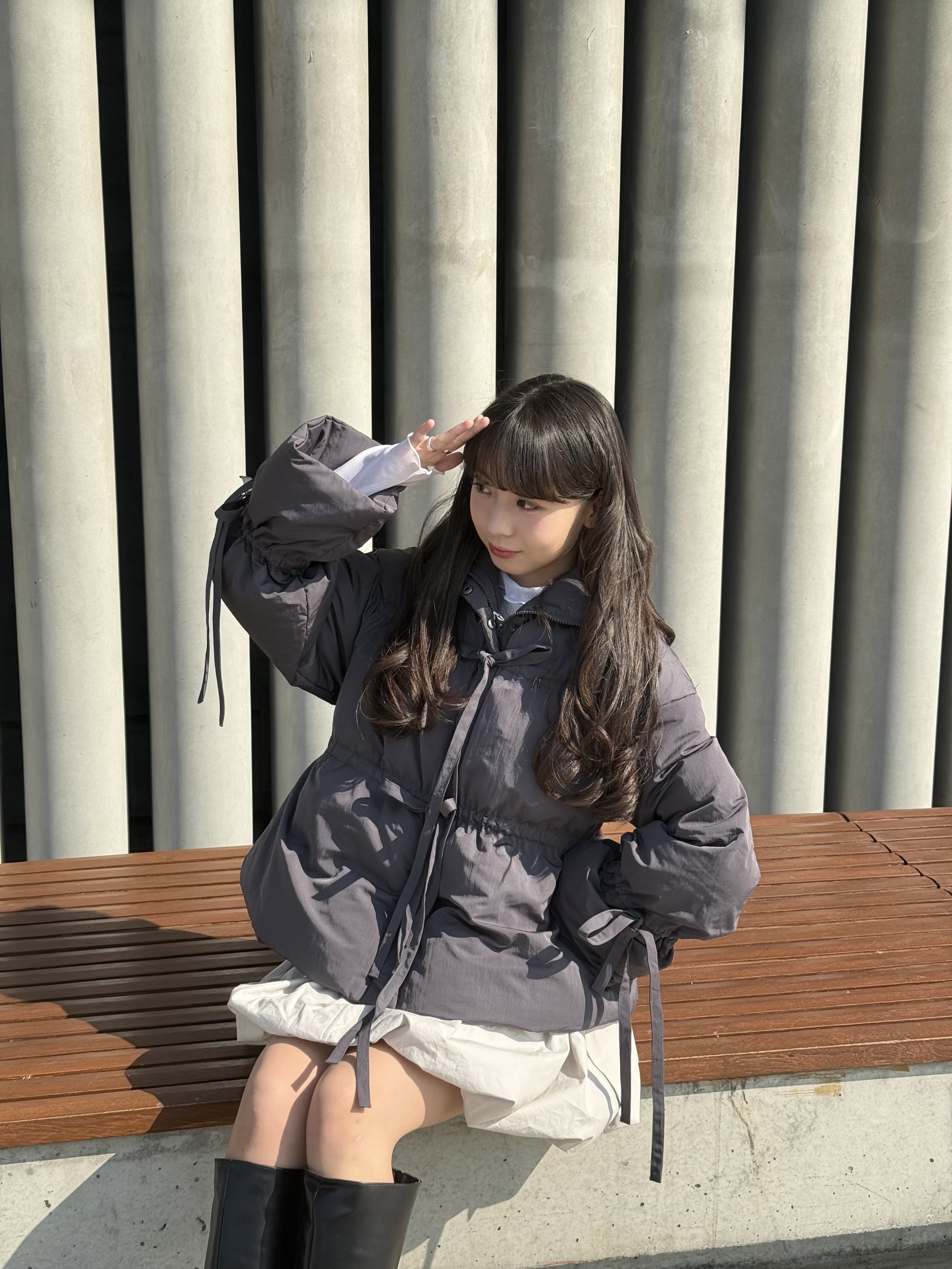 蝴蝶結束束外套