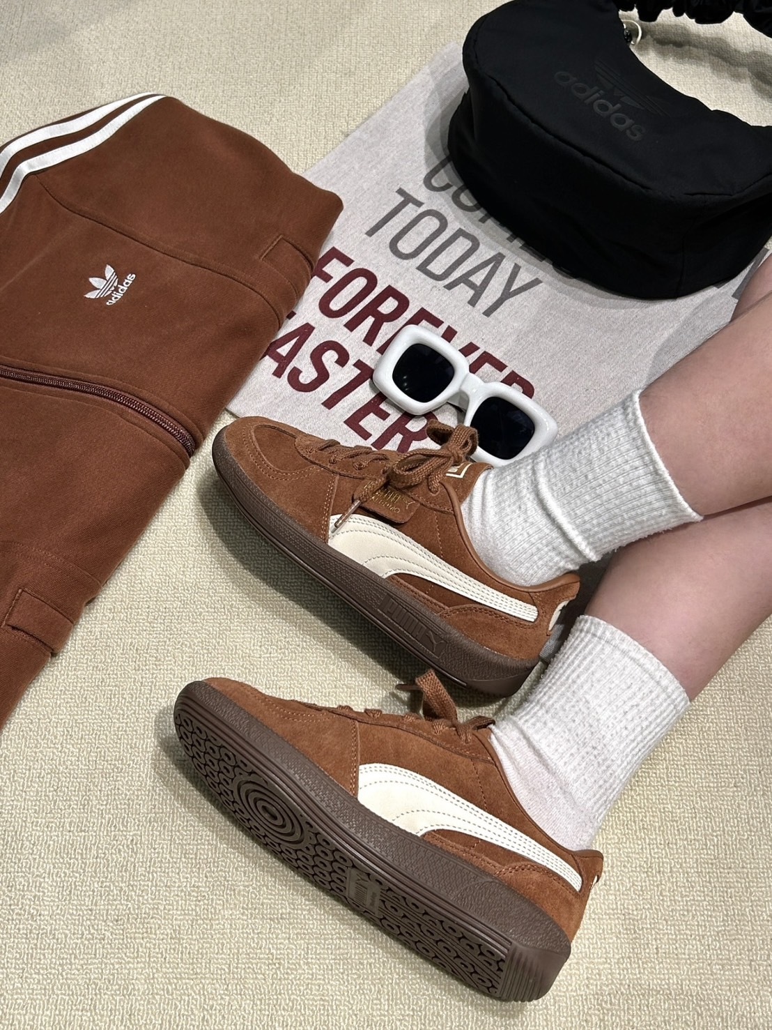 【現貨】PUMA PALERMO 咖啡色 39646356