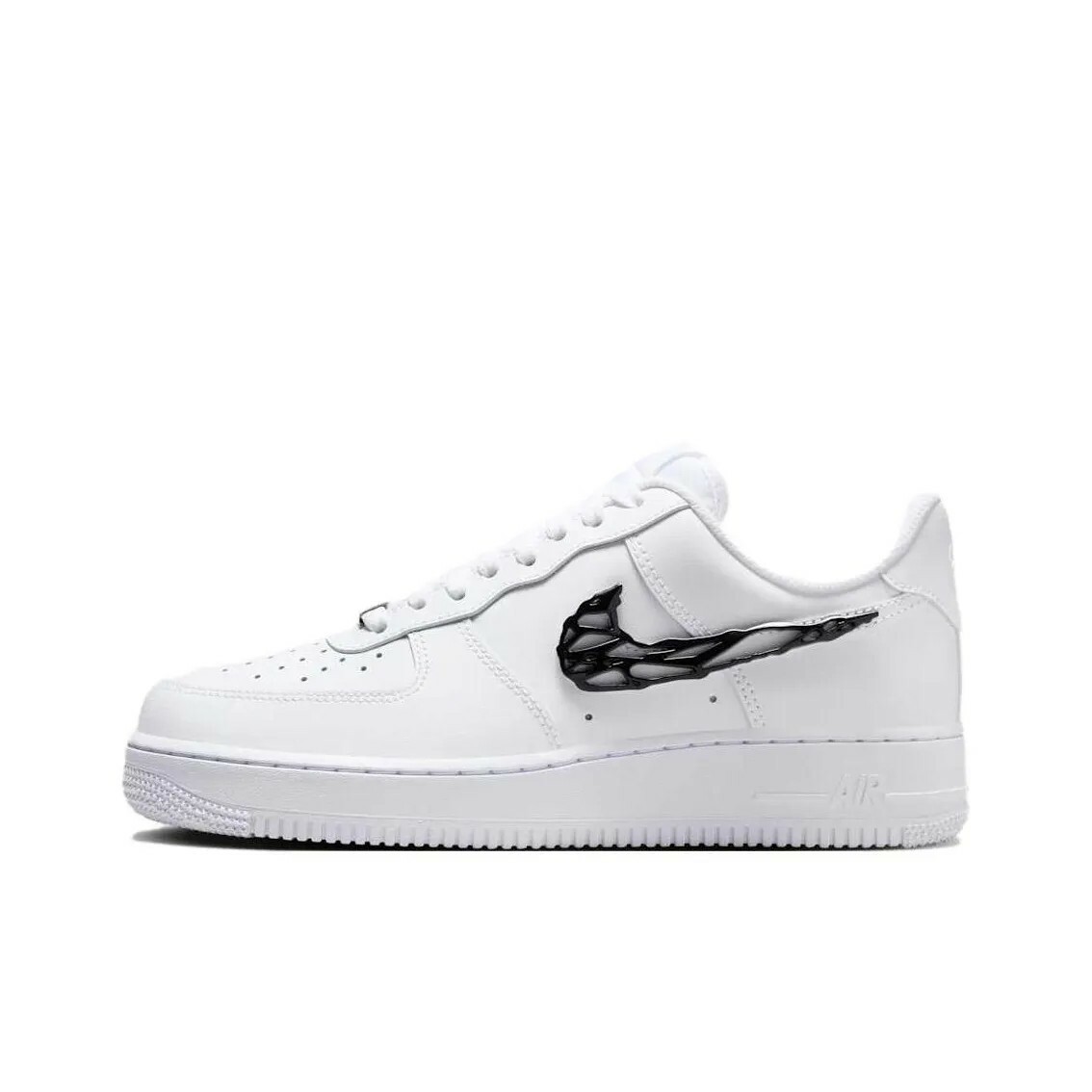 W Nike Air Force 1 Low Liquid metal Swoosh 猛毒 液態溶解 黑勾 IF1686-101