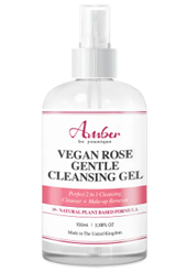 [H] AMBER Vegan rose gentle cleansing gel, 100ml (HA24)