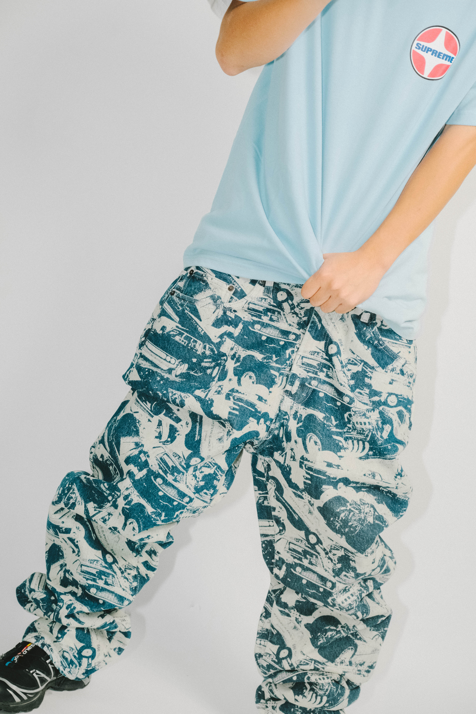 Supreme HYSTERIC GLAMOUR Cars Baggy jean Supreme x HYSTERIC