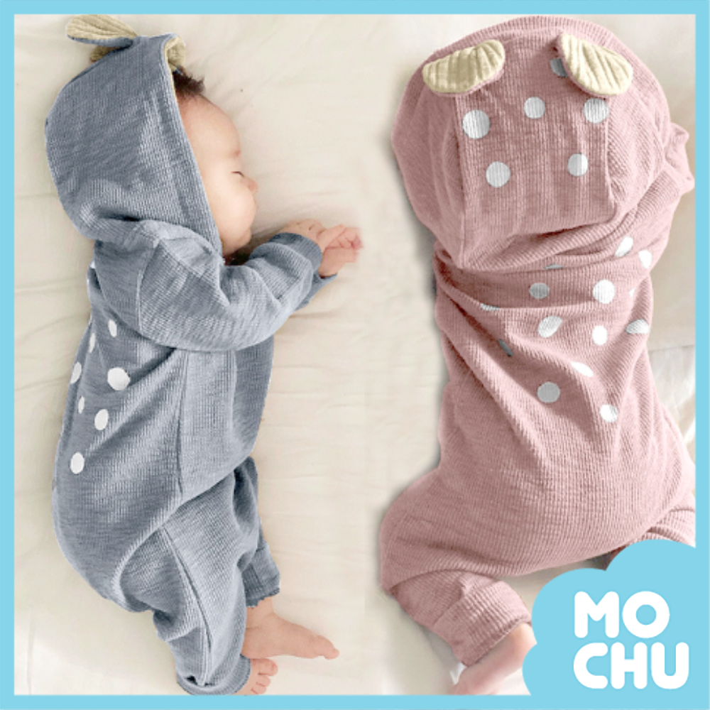 小鹿斑比拉鍊連身衣(四色)