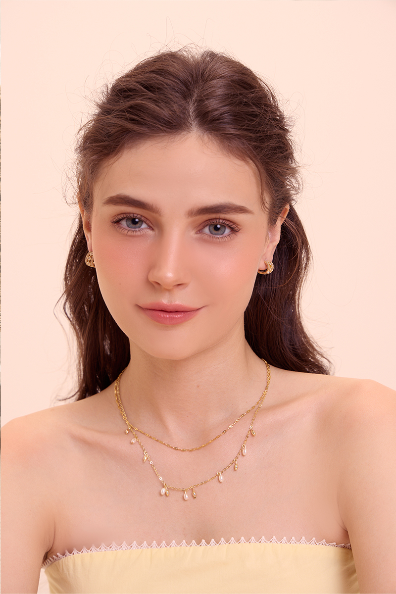 輕奢水滴珍珠項鍊