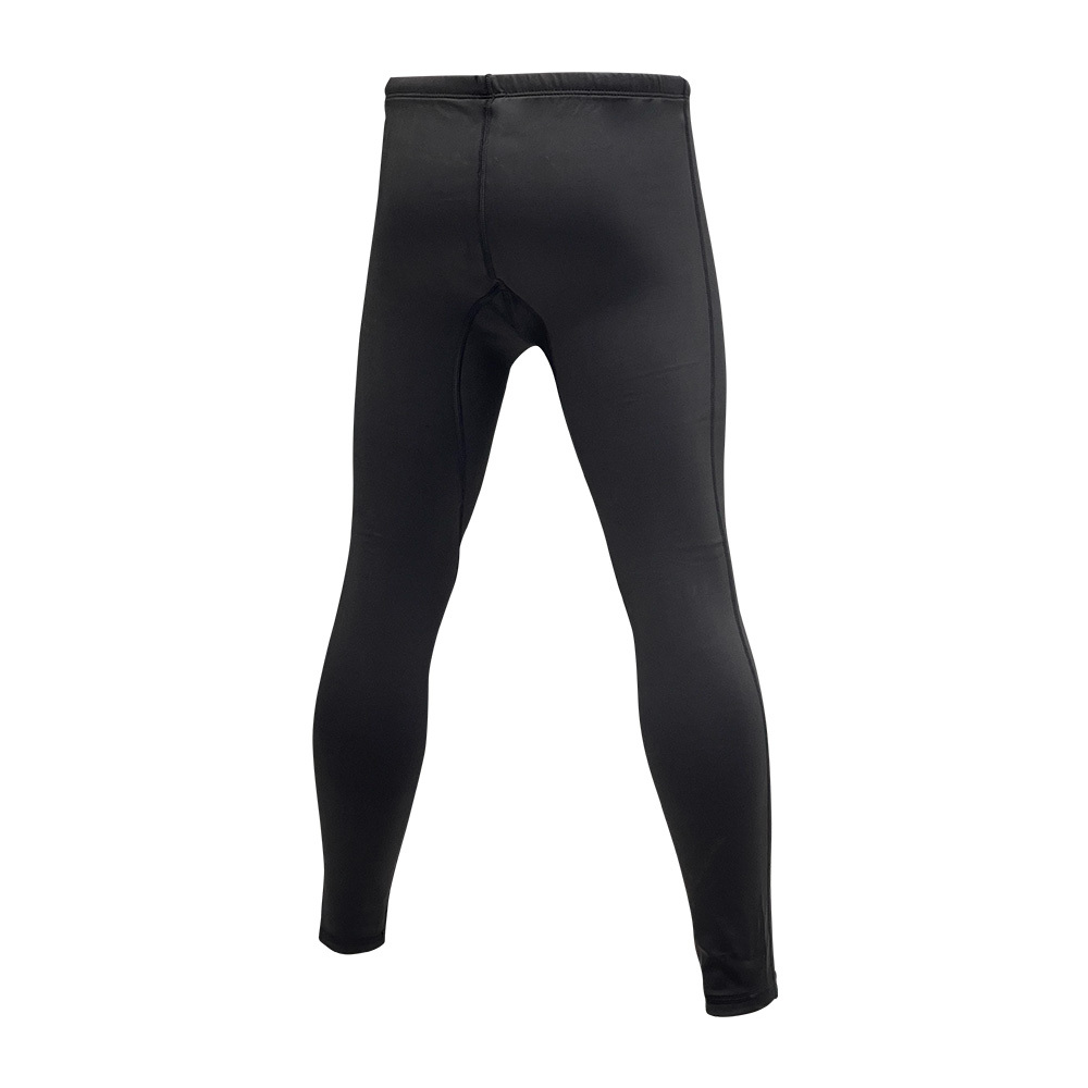 1mm 兒童薄抓毛游泳保暖長褲 - 黑