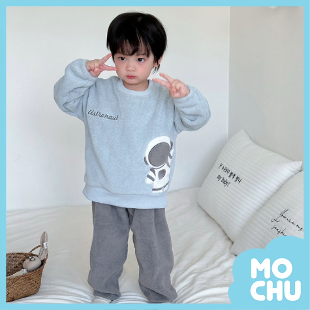 宇航員搖粒絨保暖休閒套裝