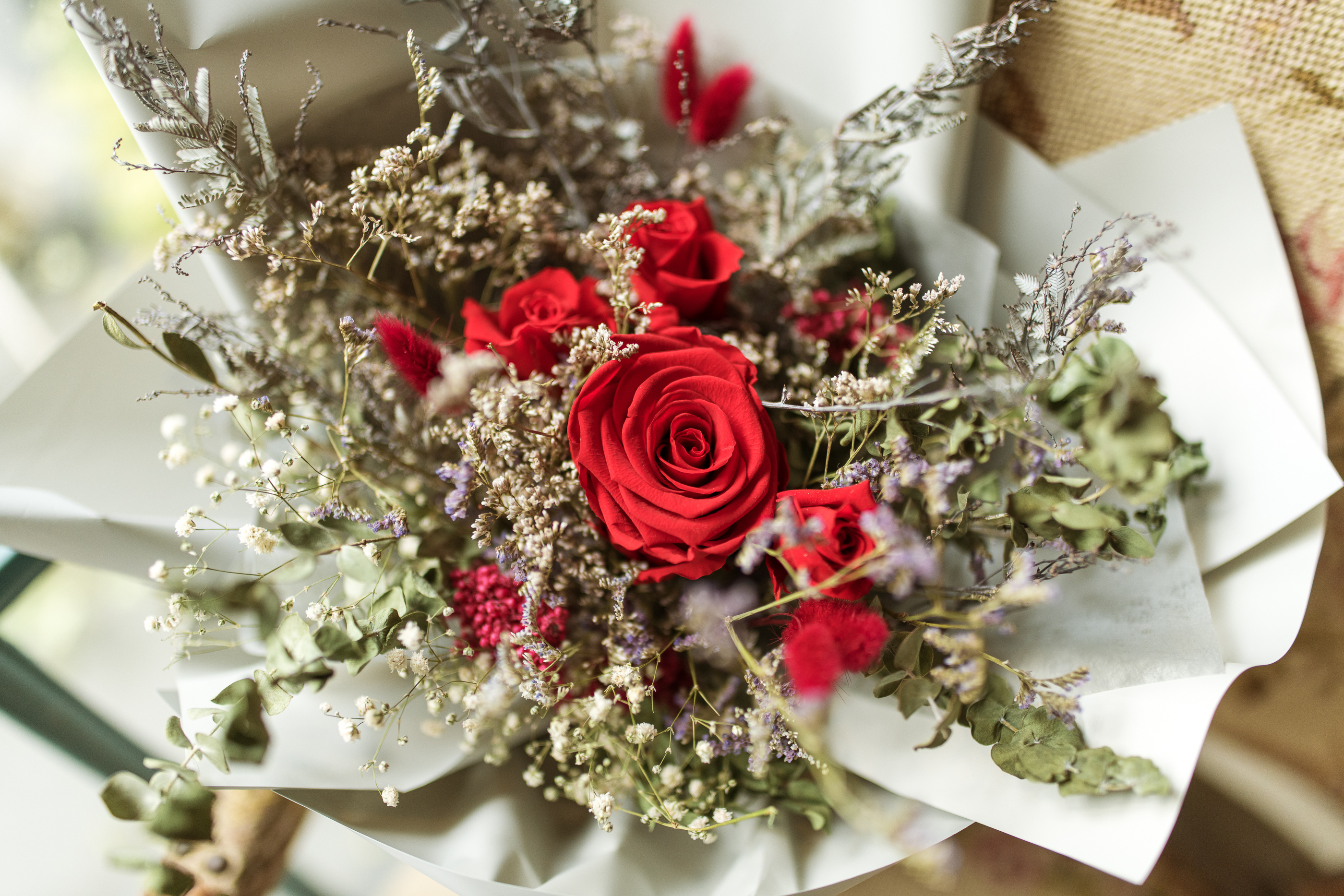 永生紅玫瑰 | 花束