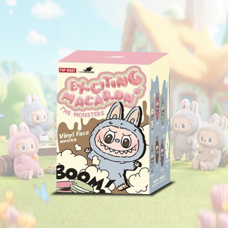 【盲盒】THE MONSTERS - LABUBU 心動馬卡龍 塘膠臉盲盒（單隻入）POMT-03 [台灣現貨]