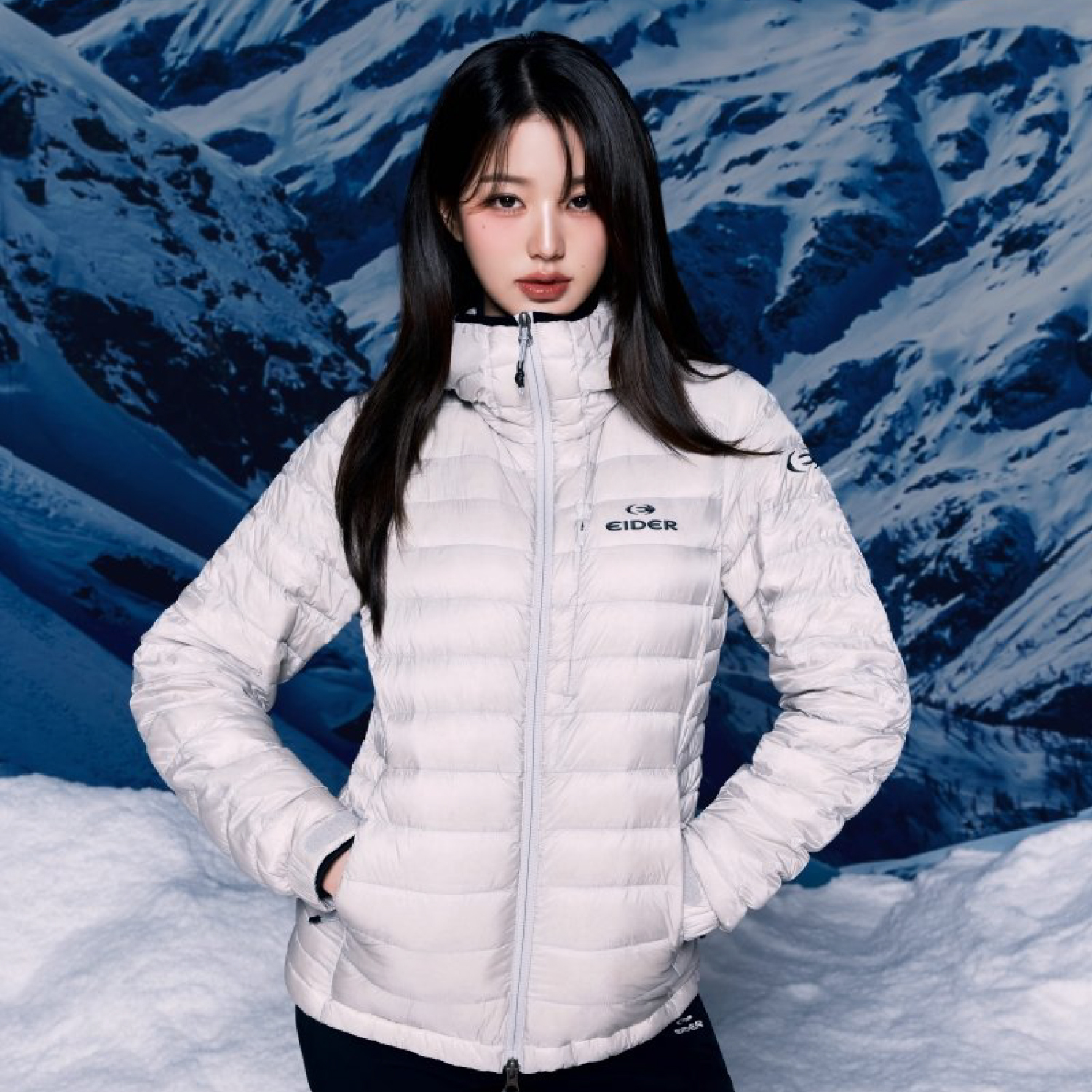 【EIDER】女HERITAGE輕量保暖鵝絨外套/24EDWW24531-[淺灰、經典黑]