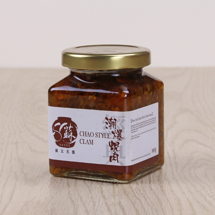 潮爆蜆肉醬 (190克)