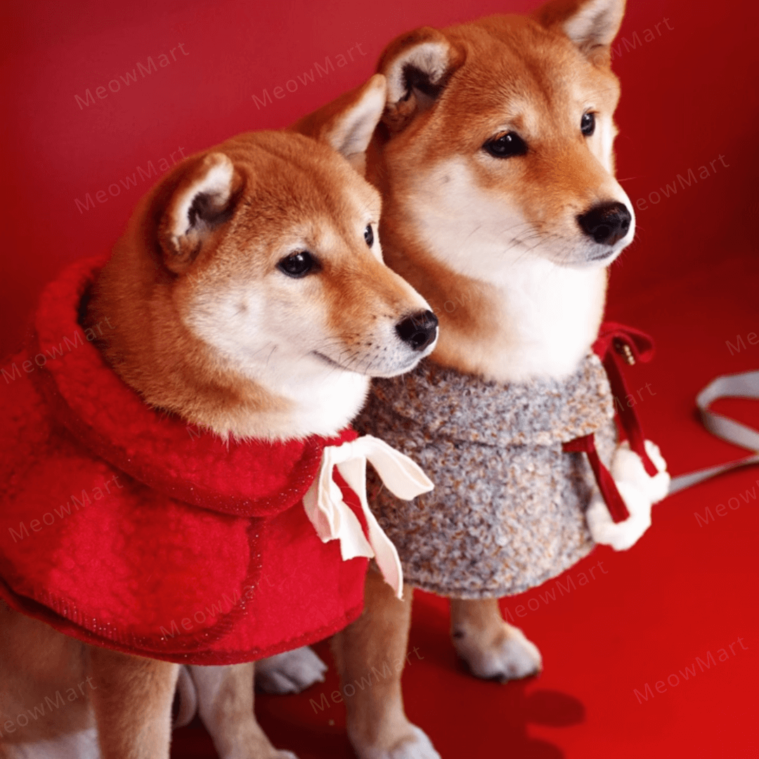 冬日蝴蝶結披肩