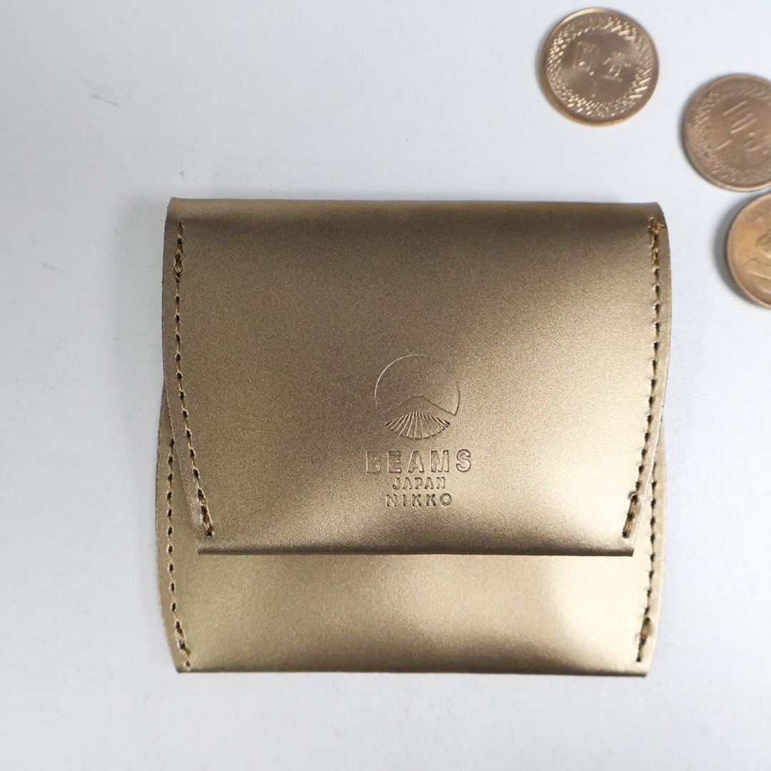 2024AW BEAMS JAPAN NIKKO 日光 限定 金光 招財 皮革 零錢包 現貨 56650239819