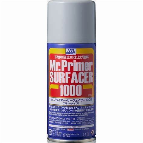 Mr Hobby 1000號灰色底灰噴罐 170ml