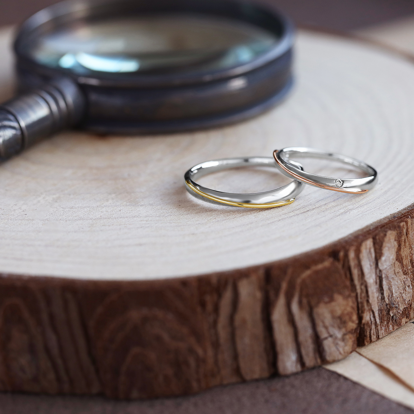 愛的旅程 — 鑽石對戒