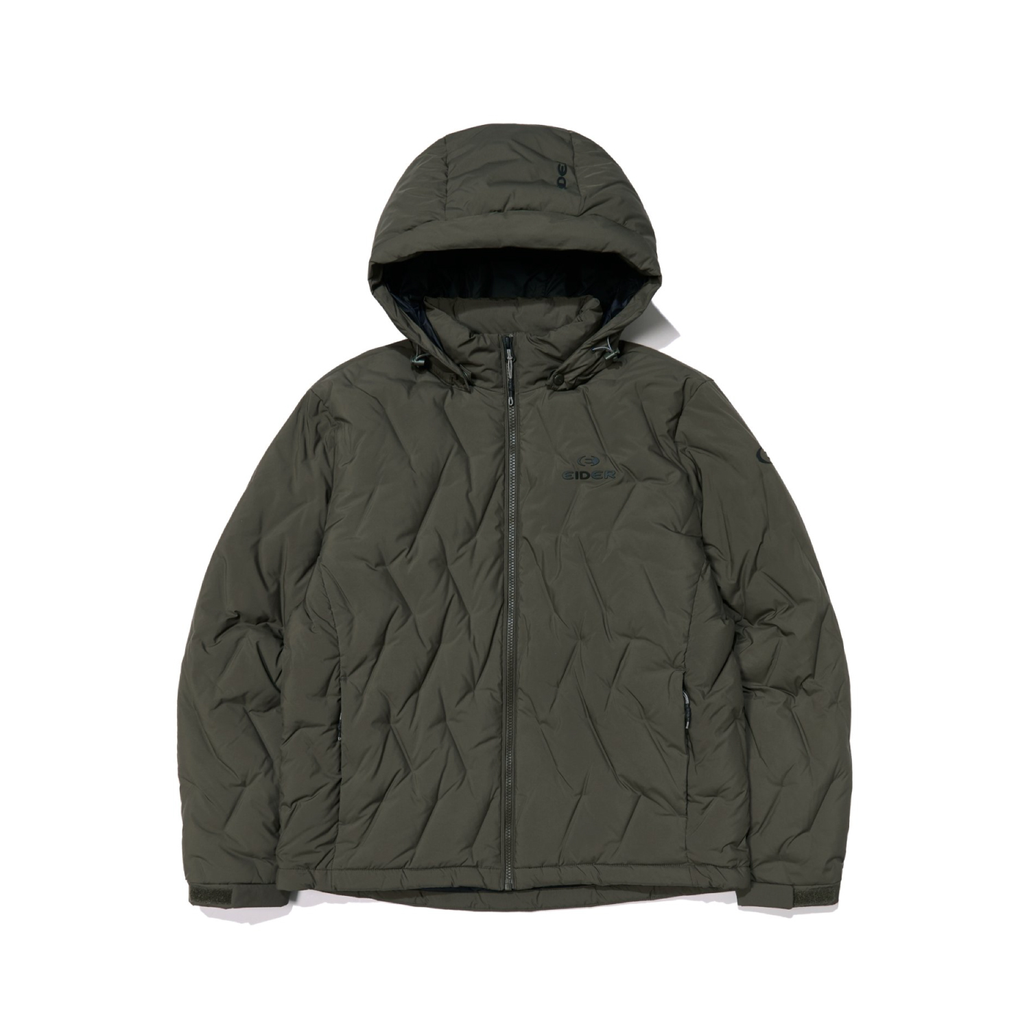 【EIDER】男鵝絨保暖可拆帽外套/24EDMW24501-[綠、黑]