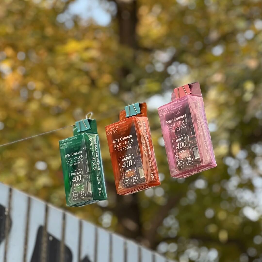 FUJIFILM JELLY CAMERA 果凍底片相機 透明殼 一次性相機 富士