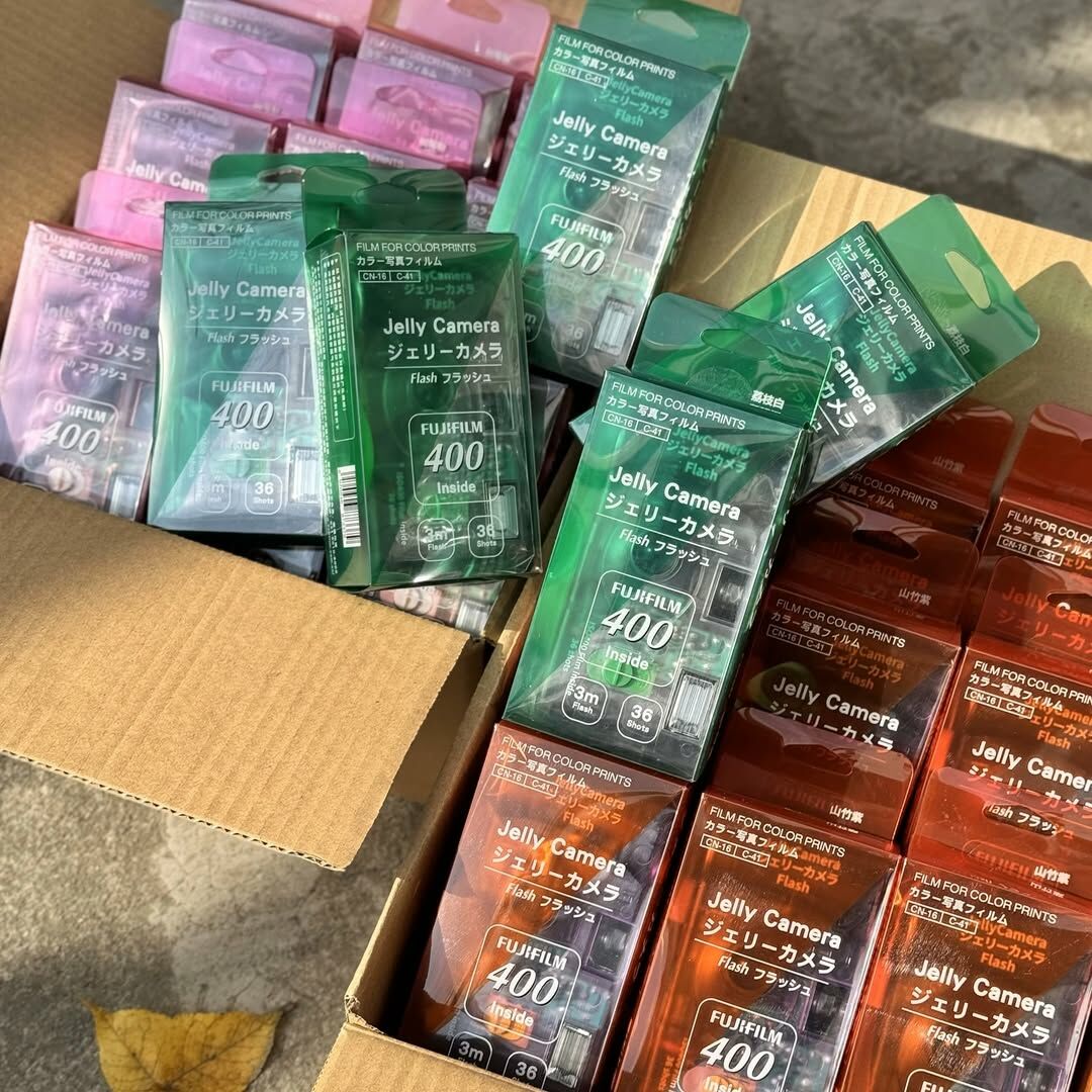 FUJIFILM JELLY CAMERA 果凍底片相機 透明殼 一次性相機 富士