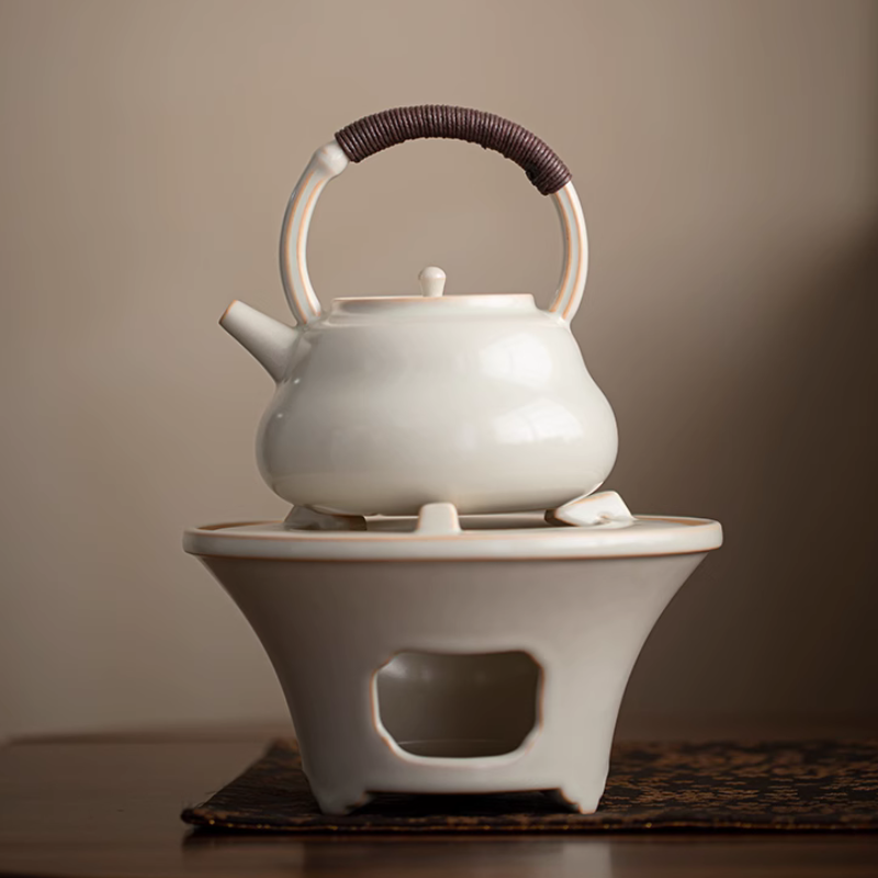 蘇打釉提梁煮茶壺套組