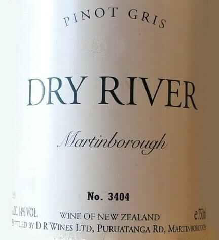 Dry River Pinot Gris 2017
