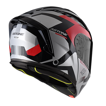 ASTONE RT6 彩繪 ZB02 黑銀 上掀式 可樂帽