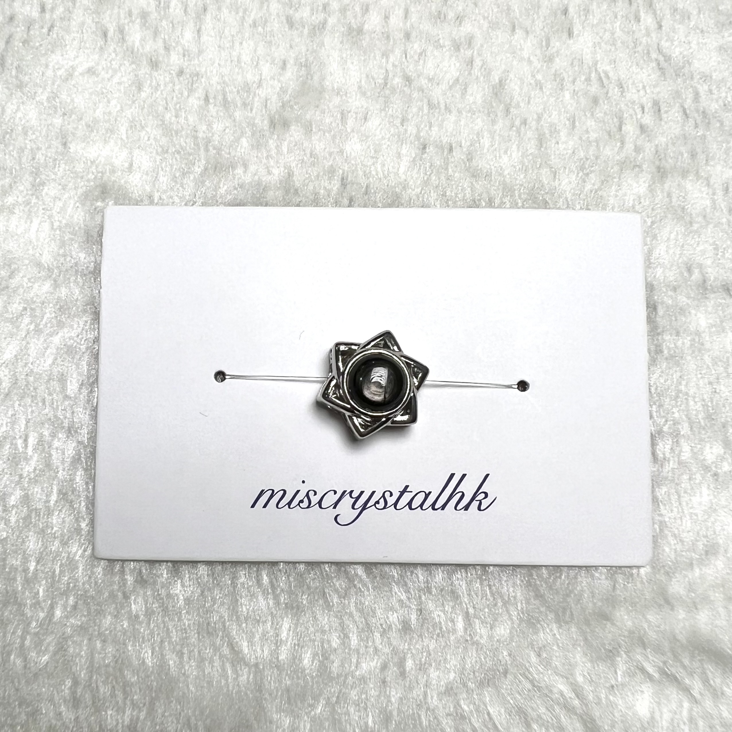 黑銀線 (金運石) 盒子 #A445