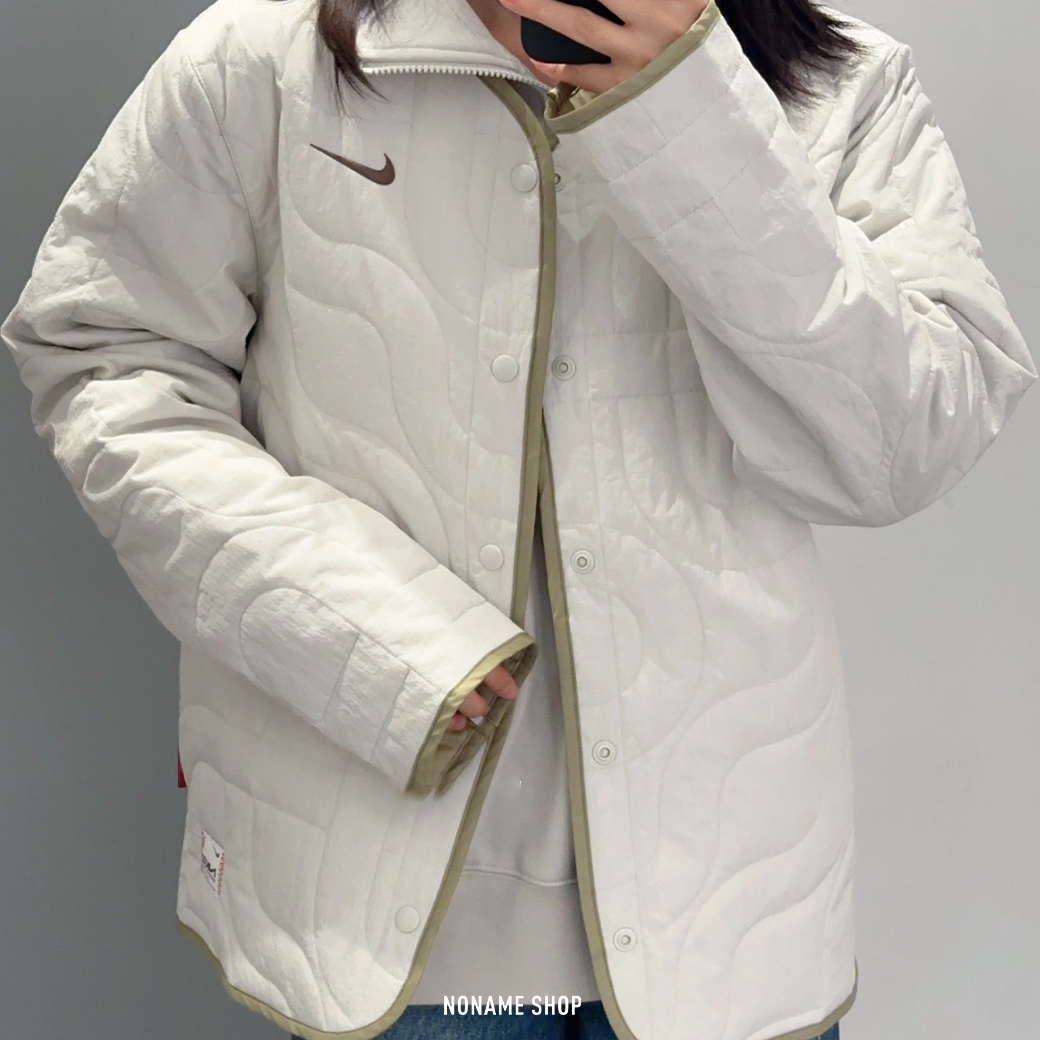 NIKE Sportswear CNY "Year Of The Snake" 2025 蛇年限定 小勾 日系 外套 淺骨白色 (男款)