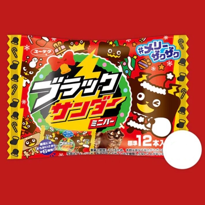 日本 有樂 製菓 雷神 聖誕節 限定 144g 12入