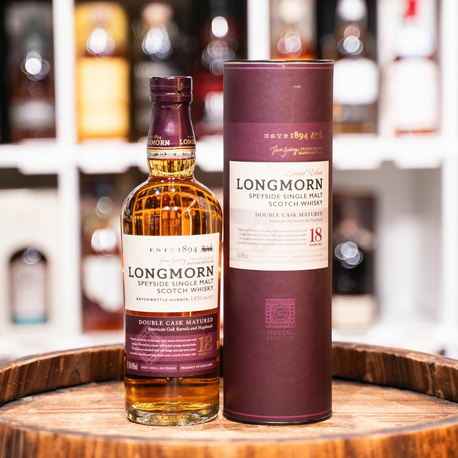 Longmorn 18 Years Speyside Single Malt Scotch Whisky