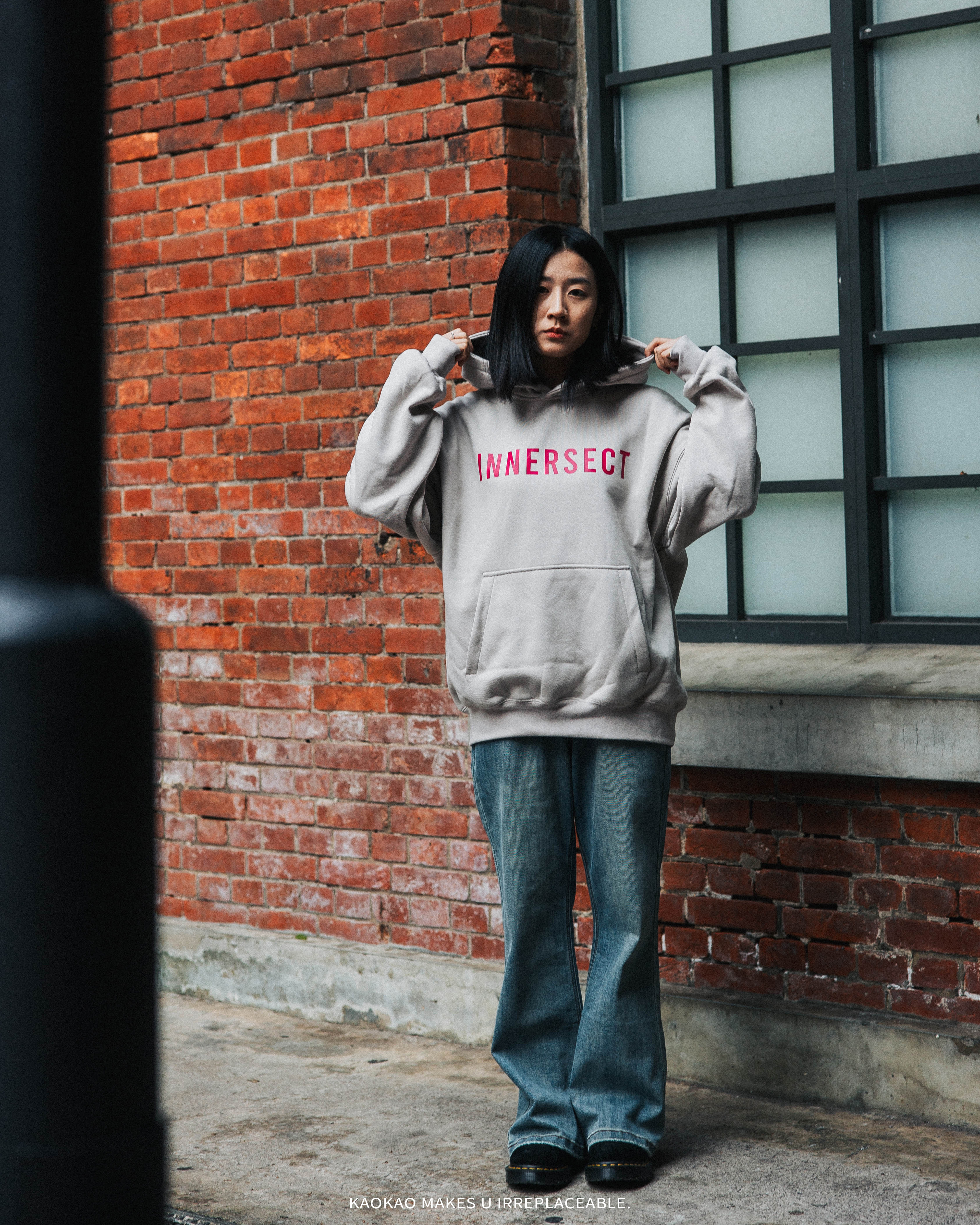 現貨 INNERSECT 三生萬物 24FW 環保永續 箭頭 愛心 連帽上衣 帽Tee【INN24FWTHD382】