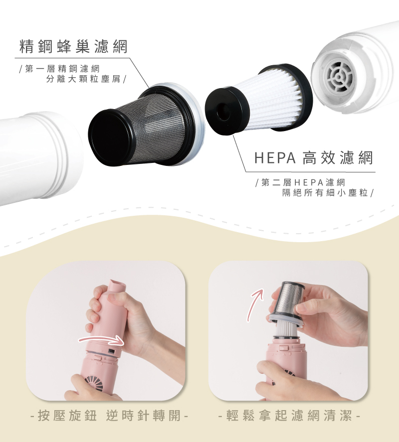 吸塵器濾網 好拆卸